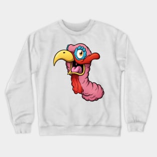 Turkey Face Crewneck Sweatshirt